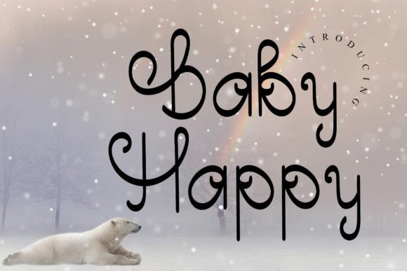 Baby Happy Font: A Handwritten Touch for Creative Projects