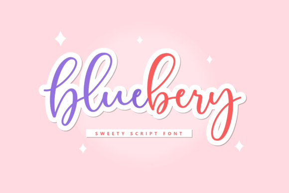 Bluebery Font: A Sweet Script for Real-World Design Workflows