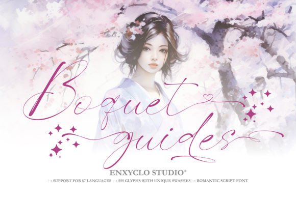 Bouquet Guides Font: A Stylish Addition to Your Design Toolkit