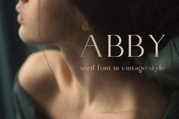 Elegant Font Abby: Timeless Typography, Modern Simplicity