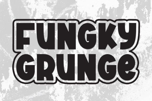 Fungky Grunge Font: Where Analog Attitude Meets Digital Craft