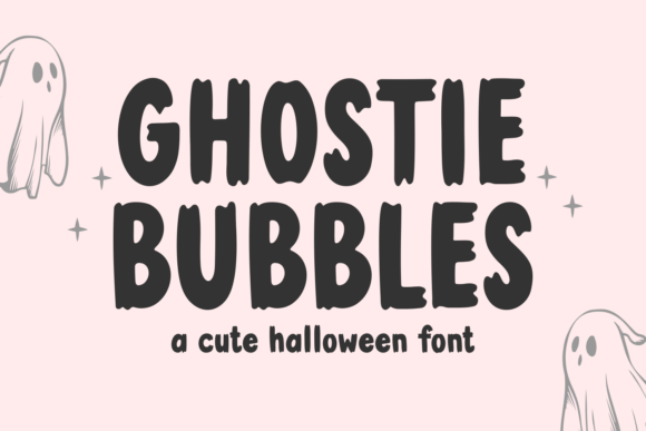 Ghostie Bubbles Font by Dreamink 7ntypes: A Playful, Seasonally Smart Display Typeface