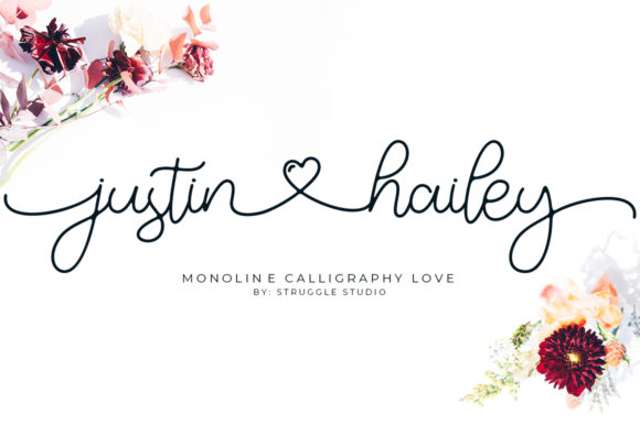 Justin Hailey Monoline Font: A Timeless Handwritten Touch for Designers