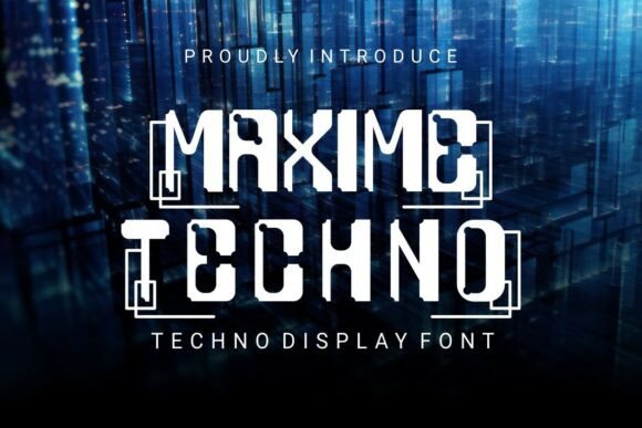 Maxime Techno Font
