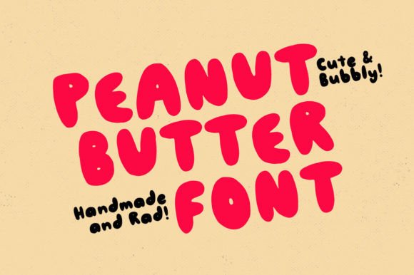 Peanut Butter Font