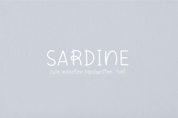 Sardine Font: A Playful yet Professional Handwritten Typeface for Creative Projects