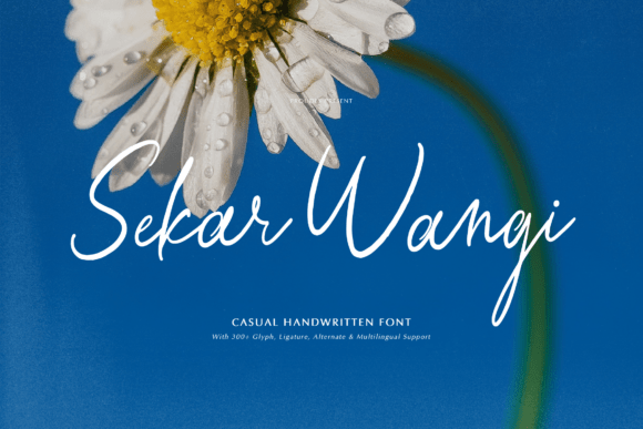 Sekar Wangi Font: A Delicate Handwritten Touch