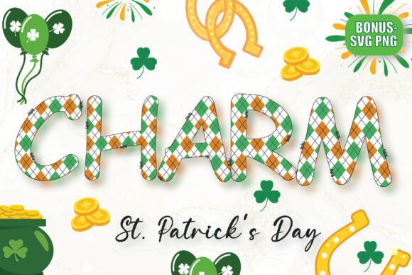 St Patrick’s Day Charm Font