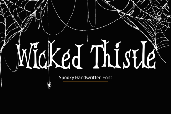 Wicked Thistle Font: Spooky Clarity, Hand-Drawn Soul